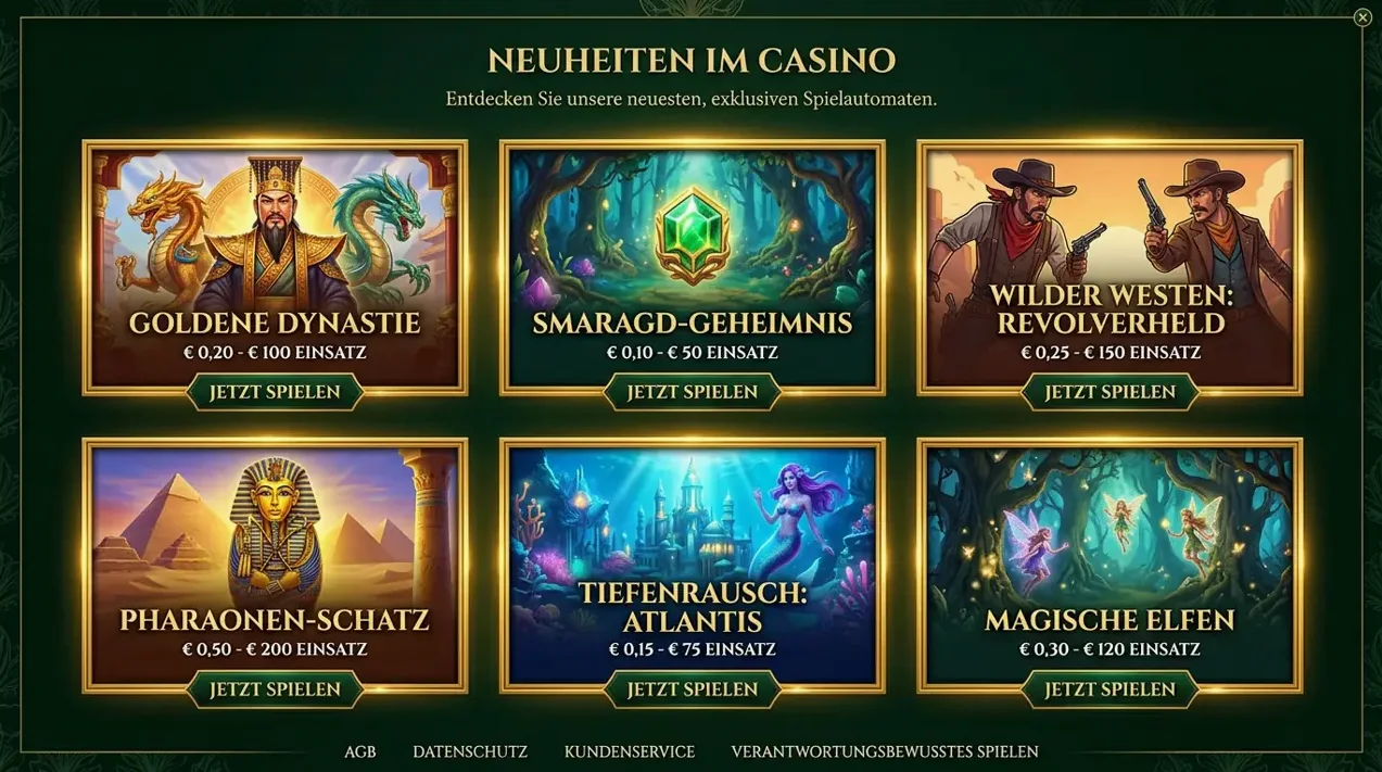 Neuheiten, Crash & Instant Win im Roulettino